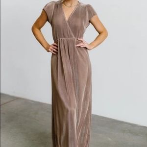 Baltic Born Athena Pleated Maxi Dress (M)